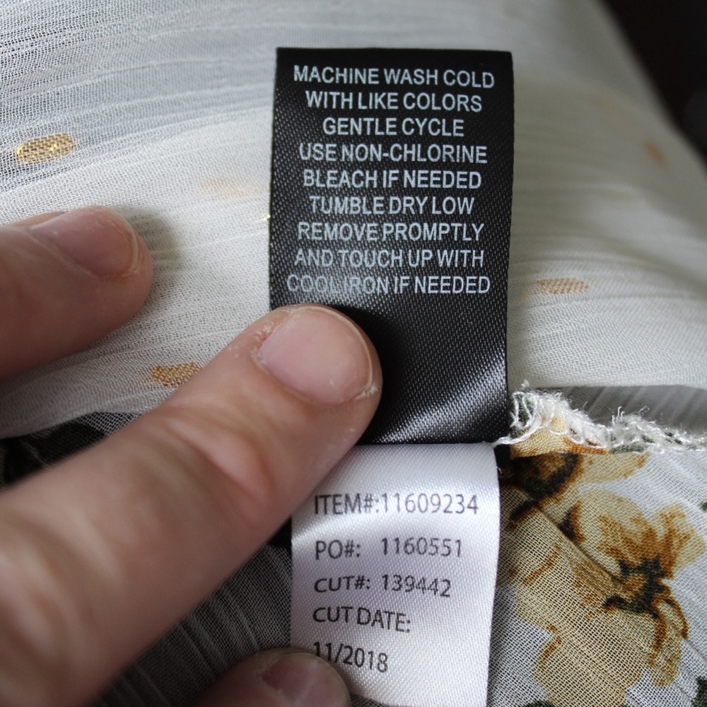 Torrid Floral Kimono with Purple and Pink Accents - Picture 9 of 9